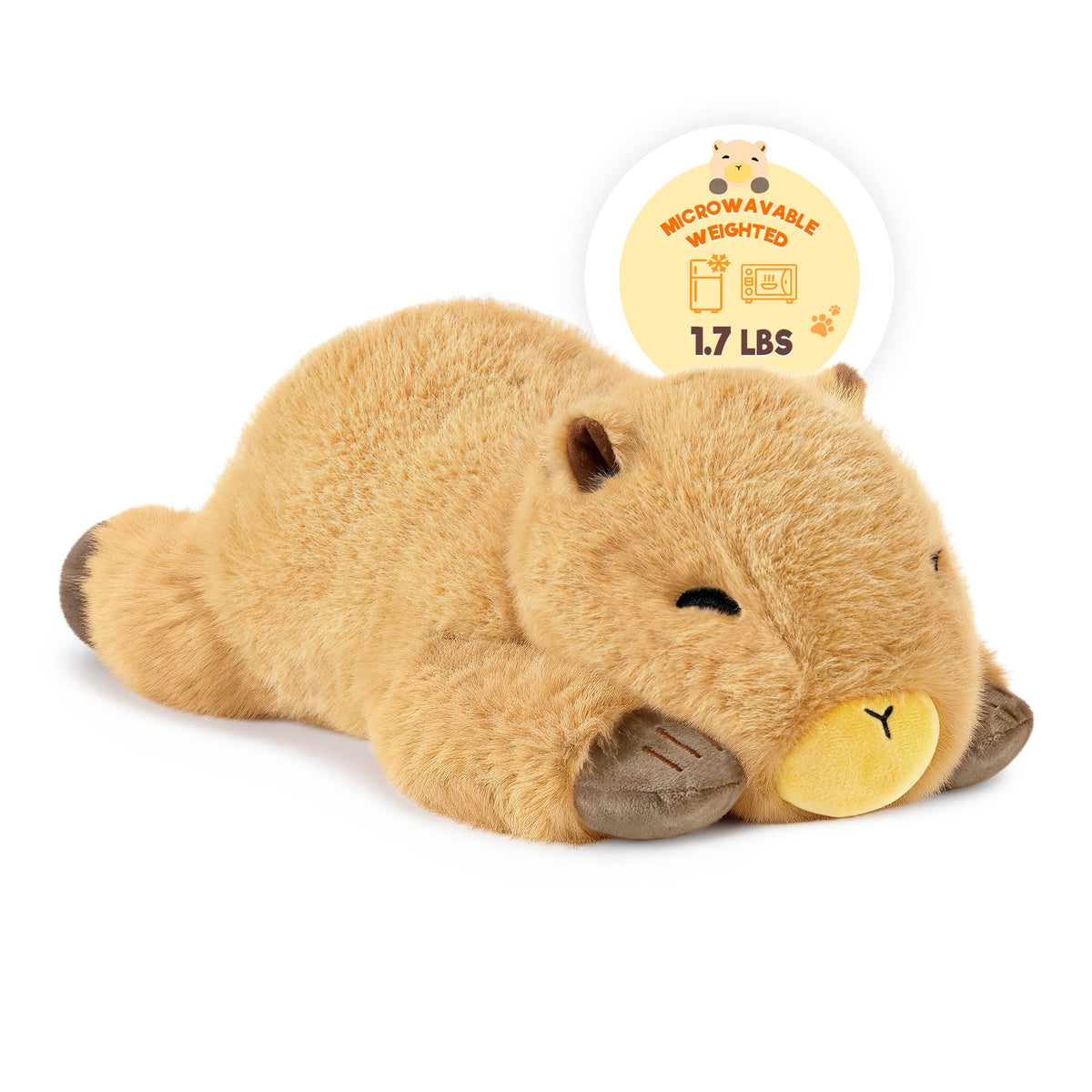 Onsoyours original capybara microwavable plush ready for soothing warmth