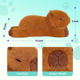 Onsoyours capybara plush kids cuddle pose ideal for comforting moments