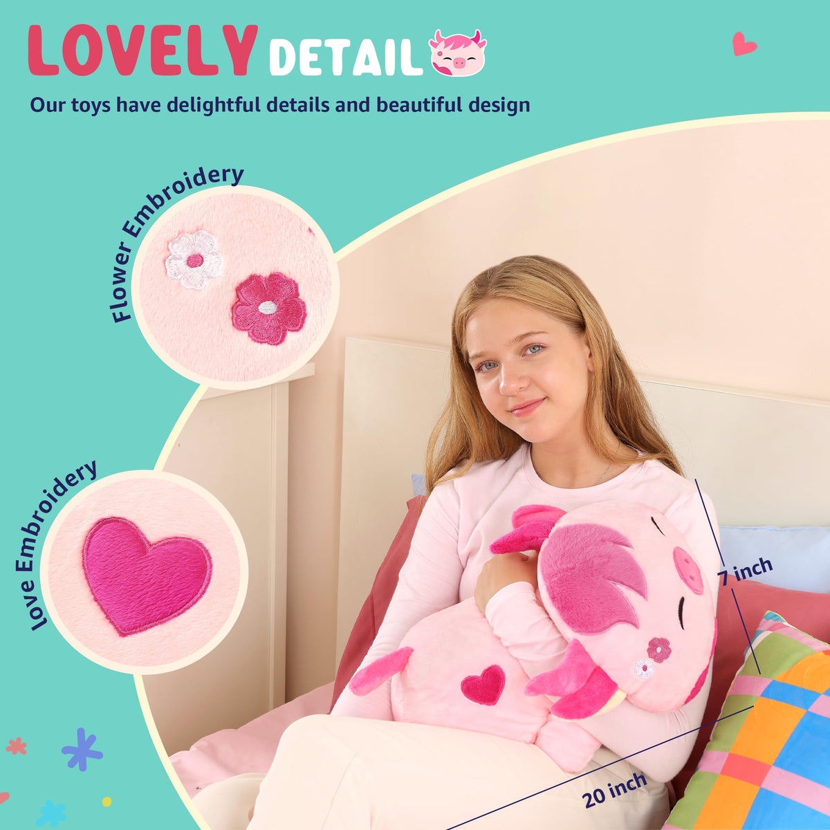 Onsoyours Sakura Cow heats for up to 40 minutes of soothing warmth.