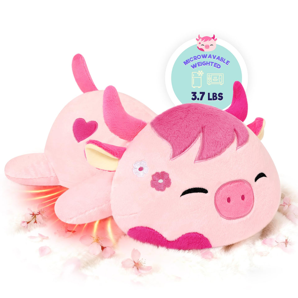Onsoyours Sakura Cow plush offers a warm embrace for soothing moments.