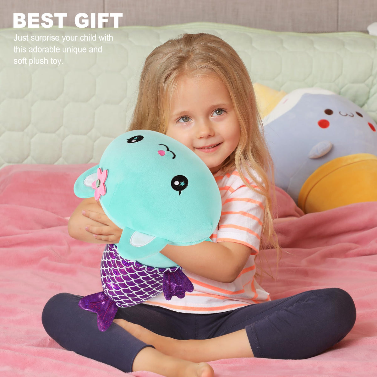 Onsoyours plush toy in bedroom decor adds a playful, comforting accent.