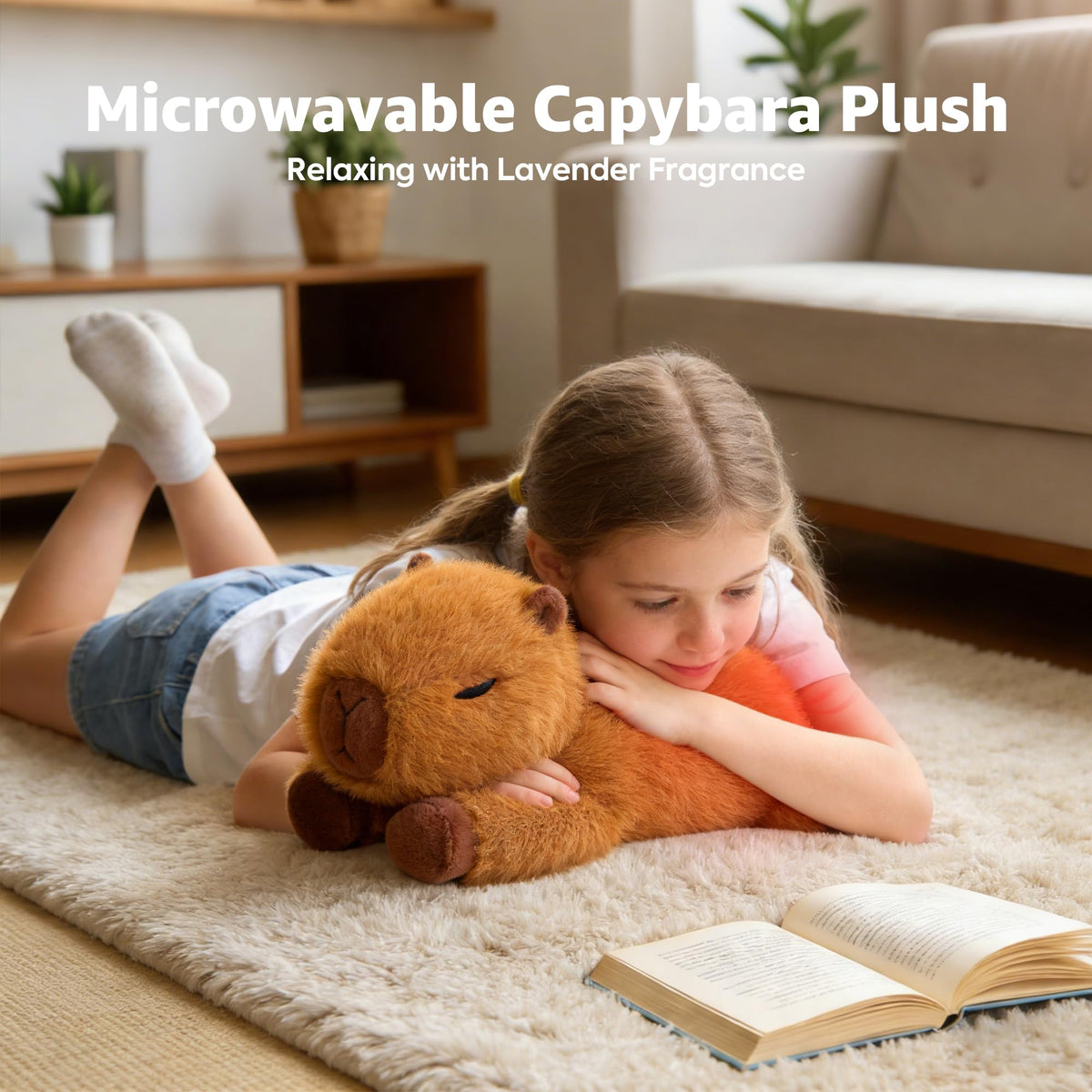 Onsoyours capybara plush designed for easy cleaning and hygienic play.