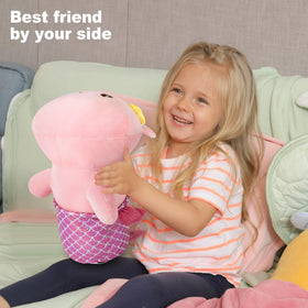 Onsoyours 12-inch mermaid kitten toy suitable for travel or cozy naps