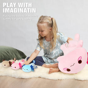 Onsoyours mommy axolotl plush inviting hugs with a friendly smile