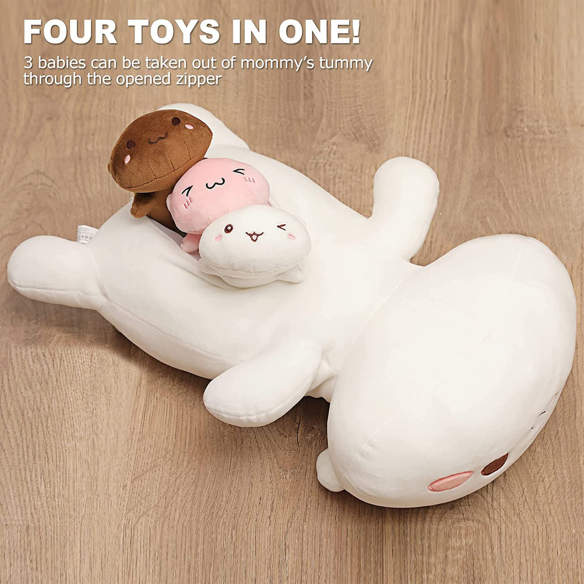 Onsoyours brown kitten plush provides cozy companionship for stories and cuddles.