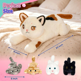 Onsoyours kitten plush inside belly demonstrates unique toy design and reveal feature.