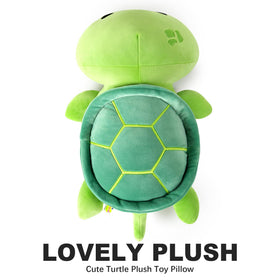 Onsoyours sea turtle plush decor idea, charming nursery or couch accent.