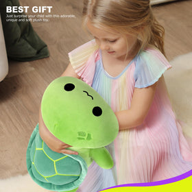 Onsoyours sea turtle plush packaging fluff, easily revived by sun or dryer.