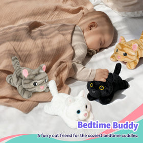 Onsoyours white kitty plush set offers cozy playtime and collectability.