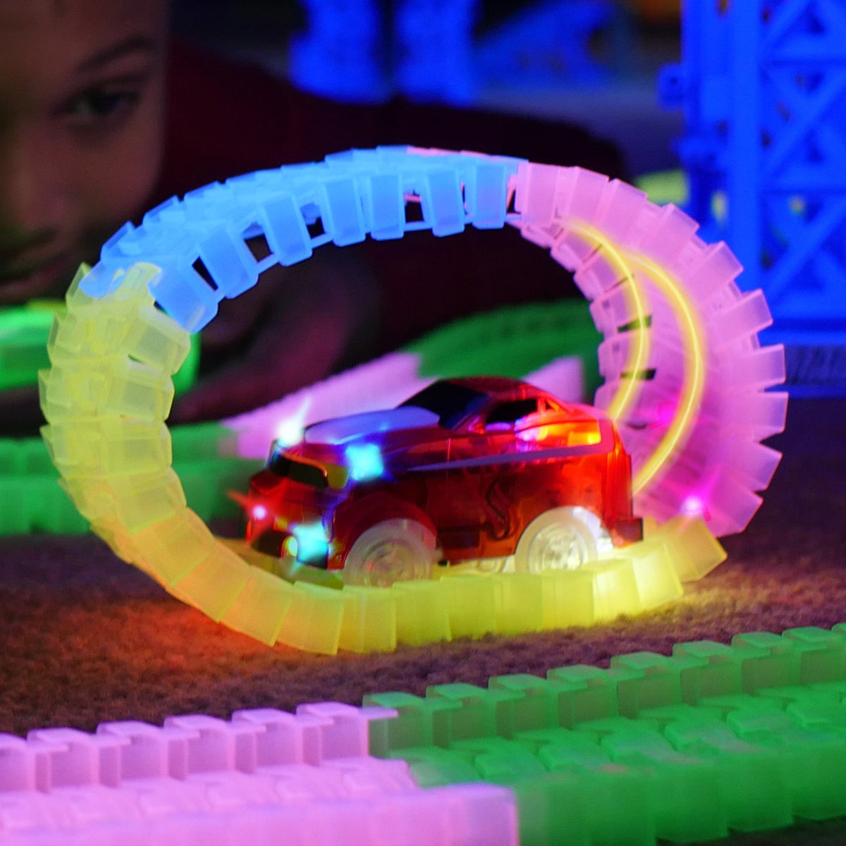 Ontel Magic Tracks track roll-up enables easy storage and transport