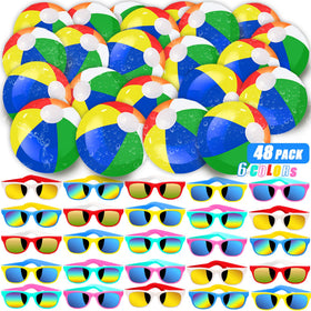Ontigola neon sunglasses for kids, 24-pack, bright colors for sunny outdoor parties.
