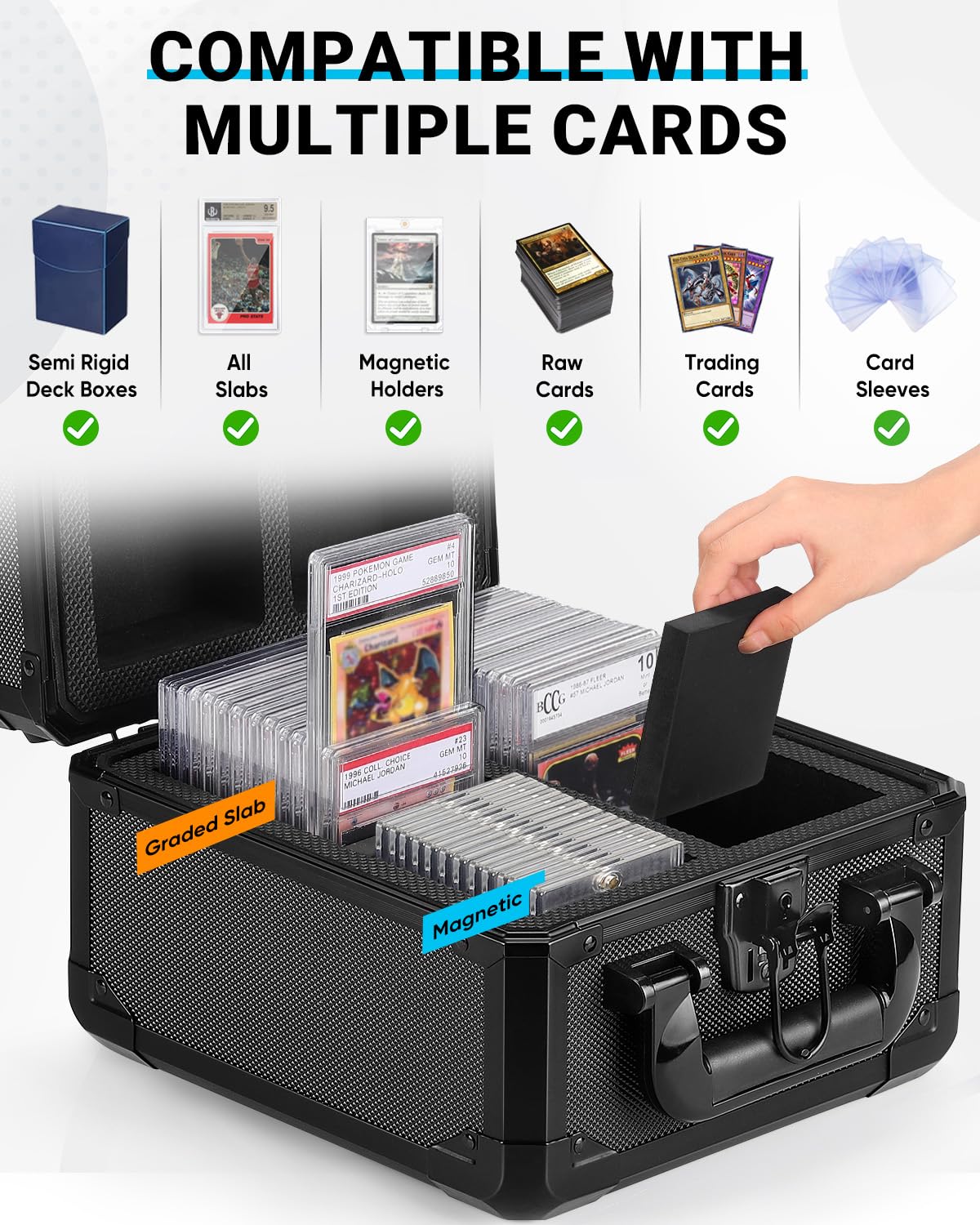 Onuliss reinforced aluminum frame provides durable protection for valuable cards