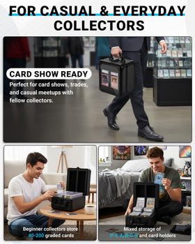 Onuliss display-ready case compatible with PSA, CSG, and BGS cards