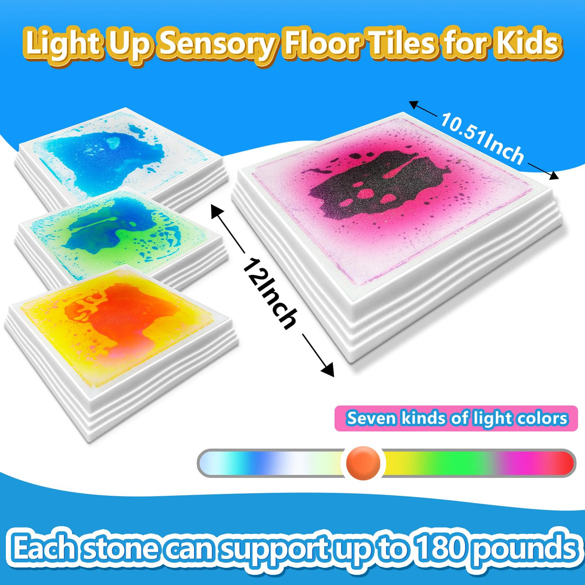 Onyoloy 7-colors LED illumination supports vibrant floor play and focus.