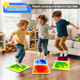 Onyoloy multi-scene sensory puzzle pad adapts to therapy corners and preschool activities.