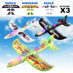 Onysurui dinosaur sticker theme applied to plane for creative customization