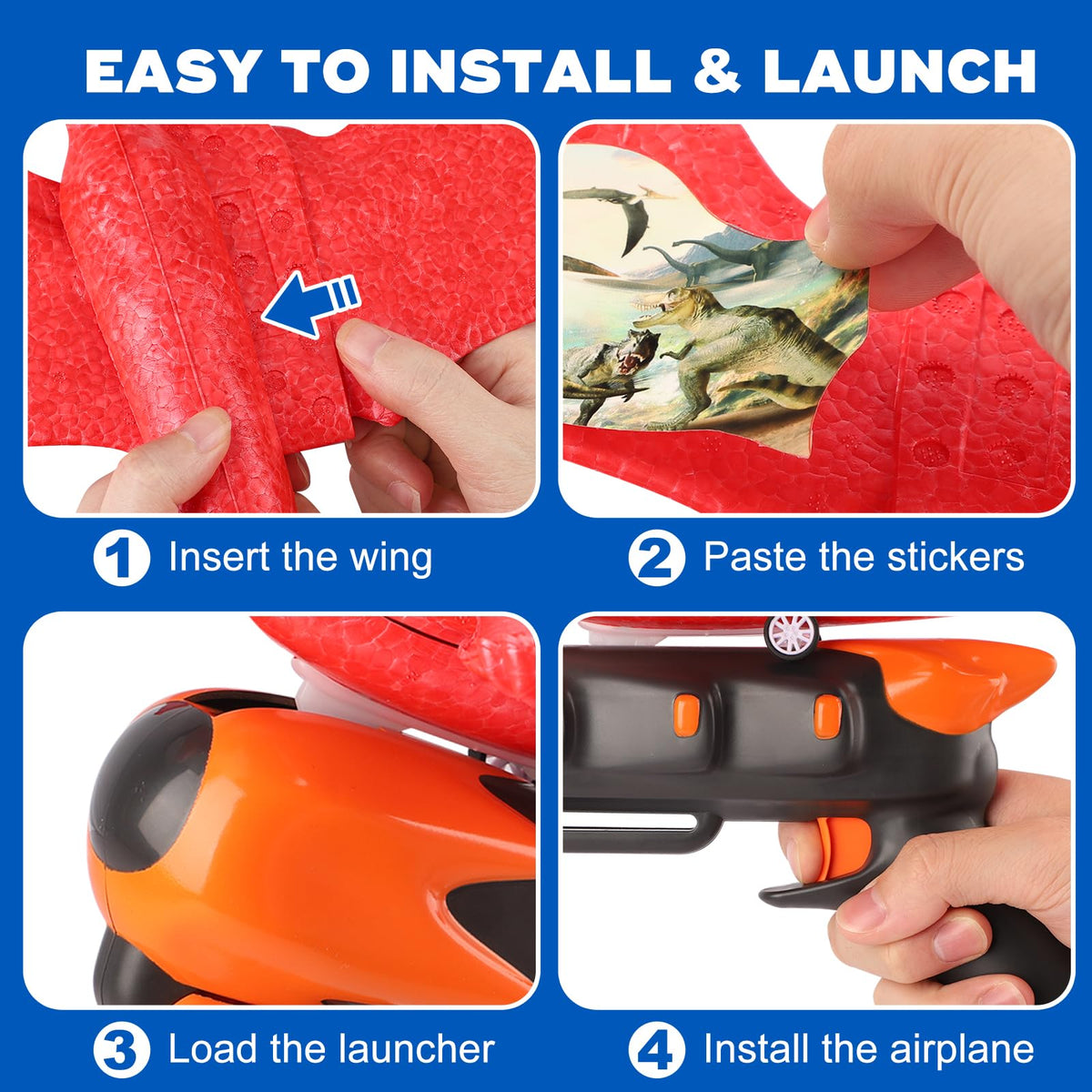 Onysurui easy-assembly foam airplanes enable fast setup