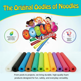 Oodles of Noodles 48in noodle offers stable buoyancy for activities.