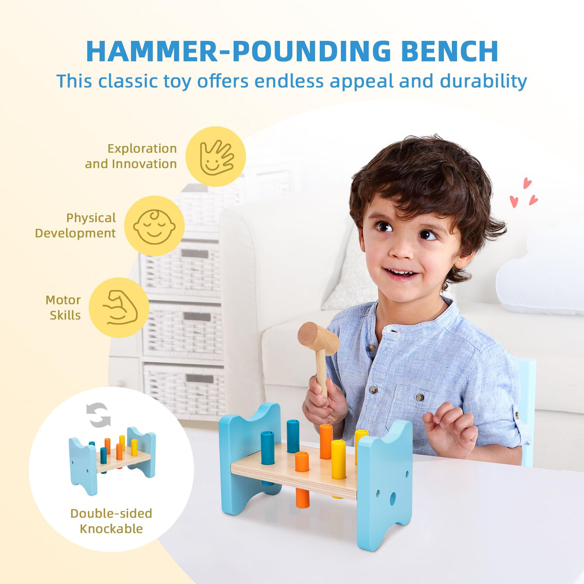 OOOK color and shape cognition toy aids early concept learning