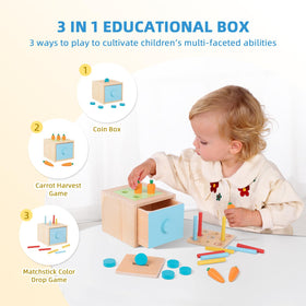 OOOK nesting box encourages stacking and spatial awareness during playtime