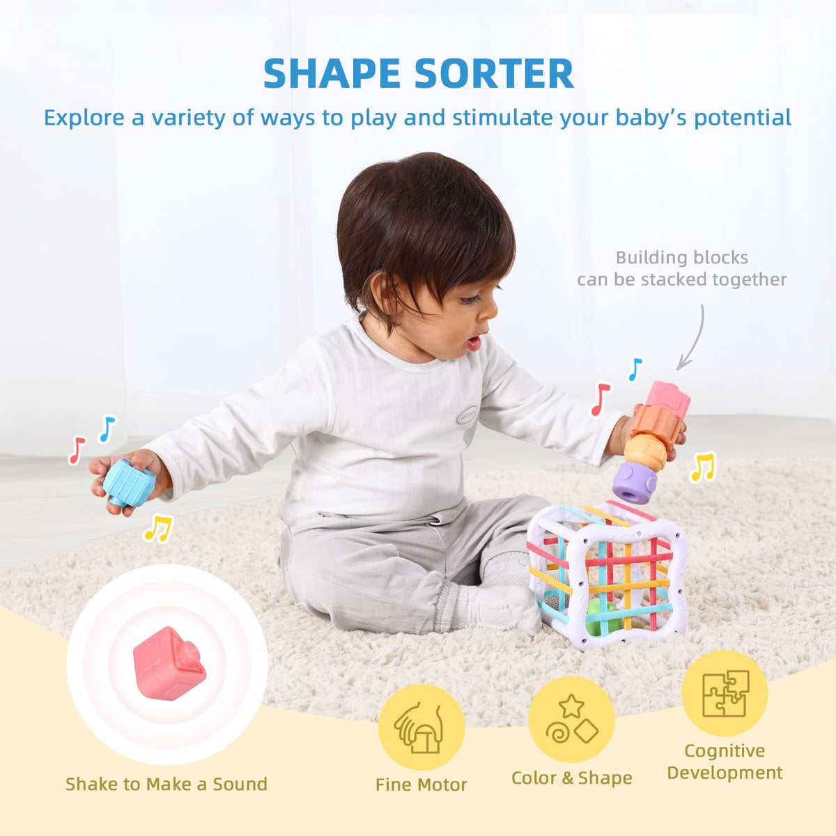 OOOK pounding bench supports hand-eye coordination through rhythmic tapping
