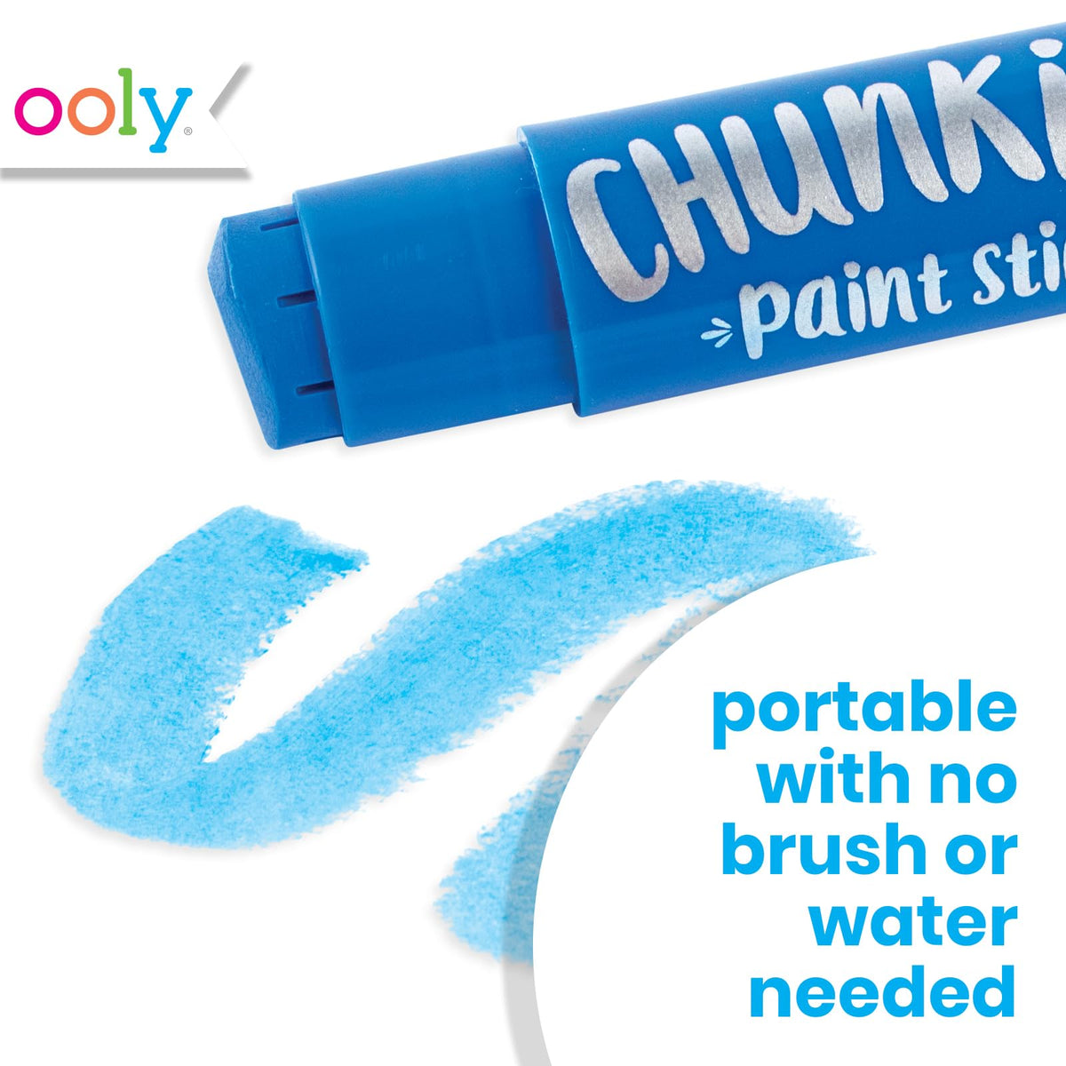 Ooly Chunkies twistable design supports easy grip for young artists