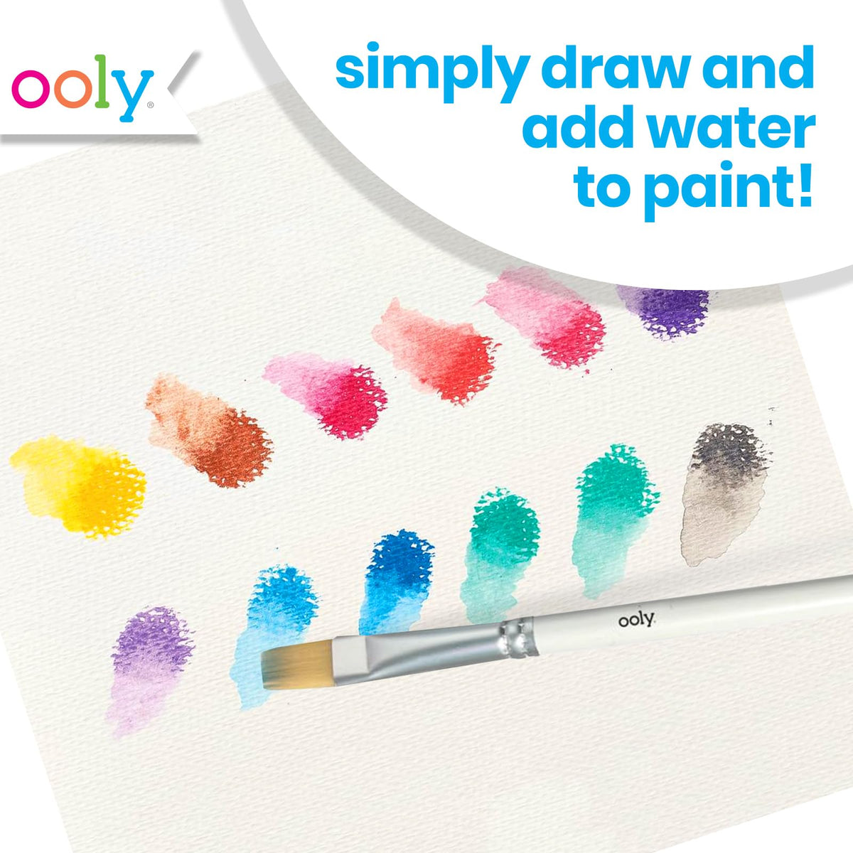 Ooly Easy-clean gel crayons wipe away from surfaces after art time.