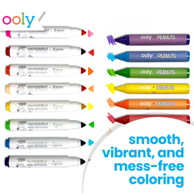 Ooly Peanuts marker set with vibrant colors for bold drawings
