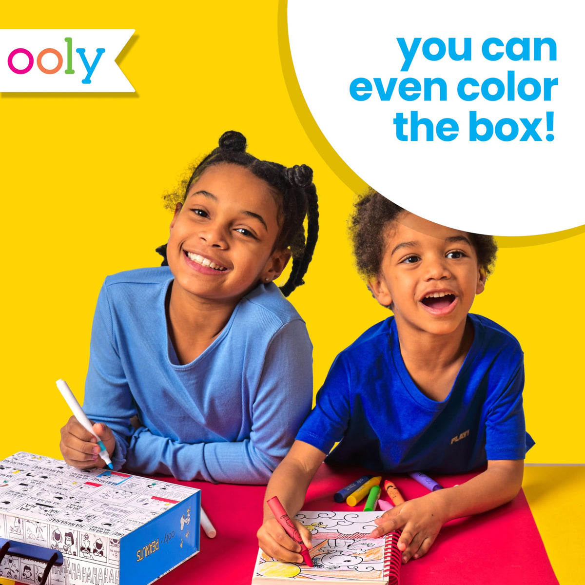 Ooly Peanuts sticker activities invite creative collages and stories