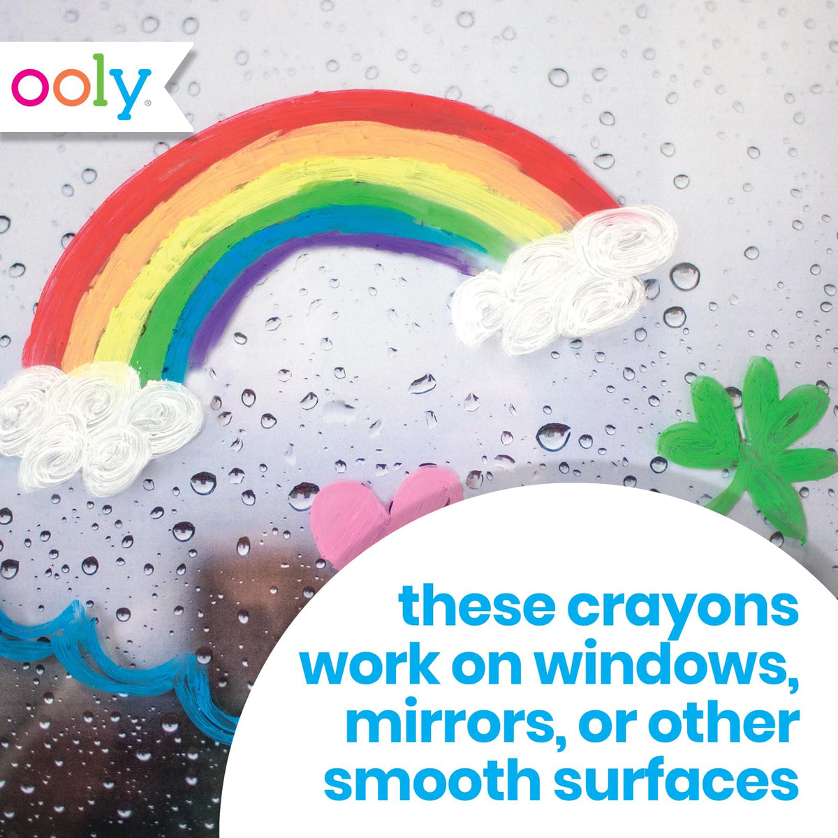 OOLY Rainy Dayz gel crayons portable box for on-the-go art.