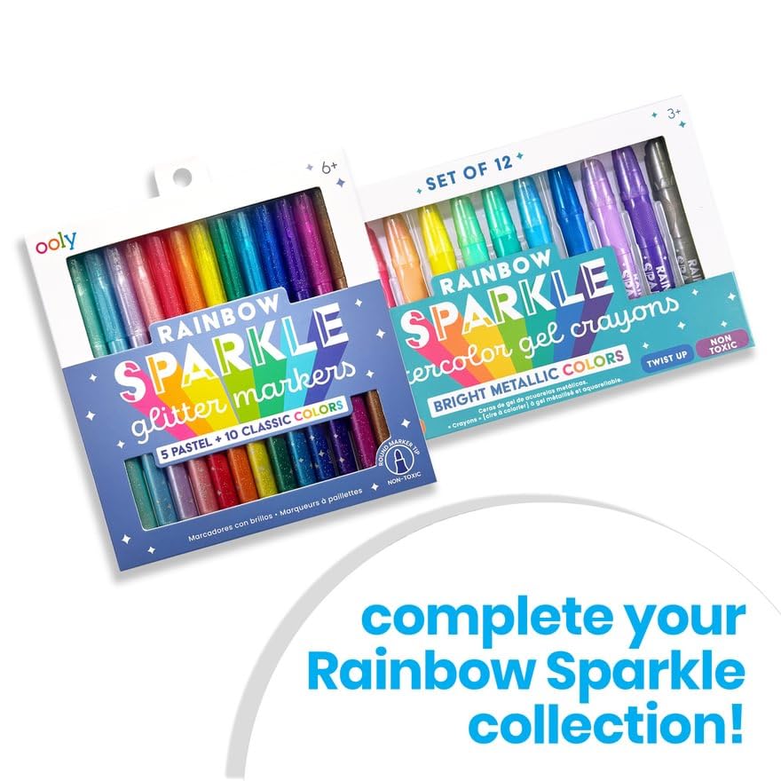 Ooly Twistable crayons keep colors handy in a portable art kit.