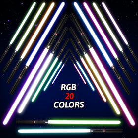 Oomyeh lightsaber color-change feature with 20 colors for versatile play.