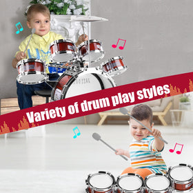 OoneWiser drum stool provides comfortable height for young players.
