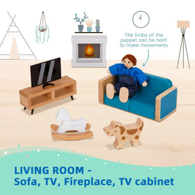 OOOK bedroom furniture creates cozy pretend home setups.