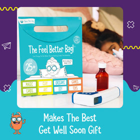 Open The Joy Feel Better Bag playing cards for quick family games