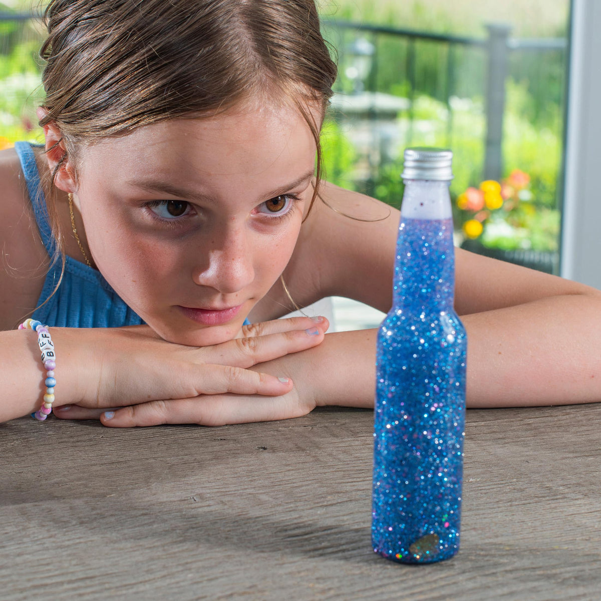 Open The Joy iceberg sticker sheet for labeling emotions during play