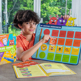 Open The Joy paper gingerbread people craft for emotional expression through color