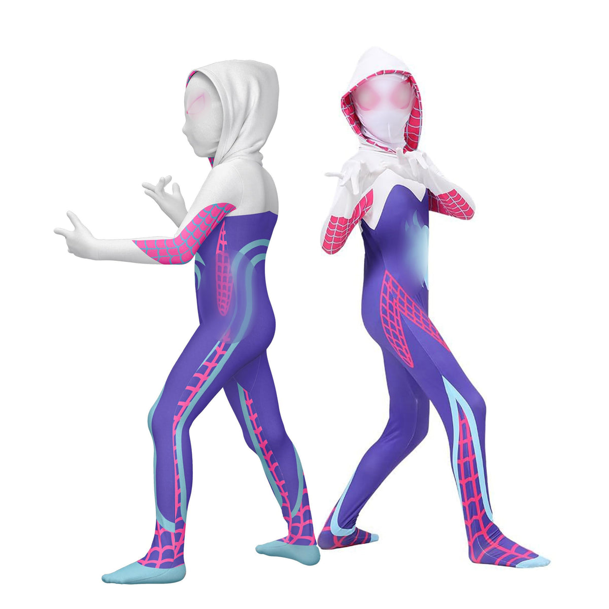 Ophilia Kids Halloween bodysuit with detachable mask for versatile cosplay and comfortable all-day wear.