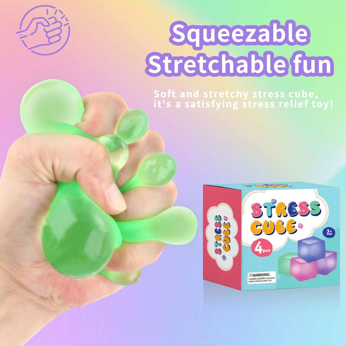 Opllsai stress cubes in hand showing discreet focus aid.