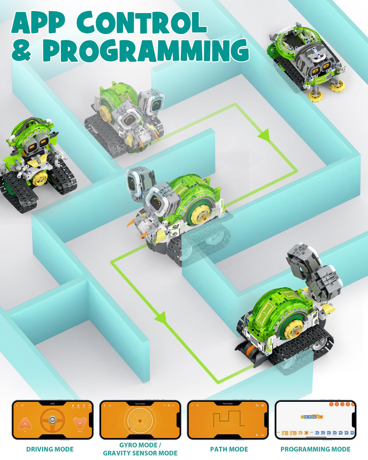 Opmind 360-degree rotation and movement enables smooth navigation