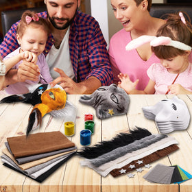 OPPKIE diy cosplay masks invite creative play at parties and gatherings.
