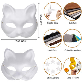 OPPKIE faux fur fabric strips enabling soft, textured mask designs.