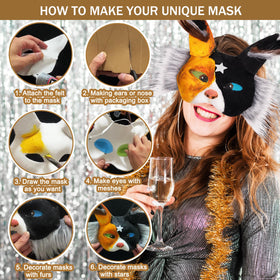 OPPKIE soft eye meshes add breathable detail for eye-cut masks.