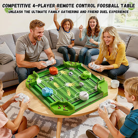 Oppvoci tabletop football game in action with players