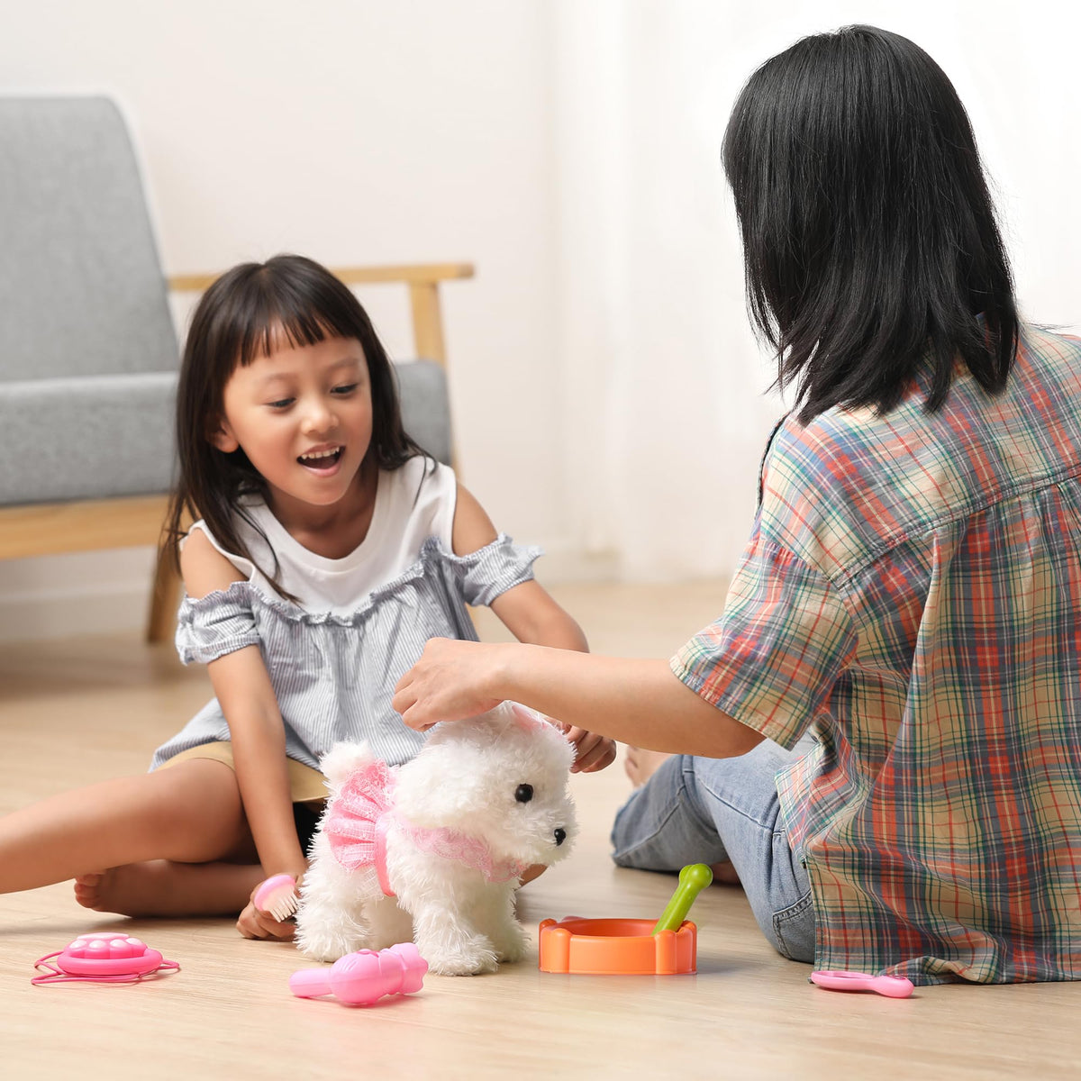 OR OR TU interactive puppy gift scene perfect for birthdays