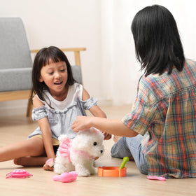 OR OR TU interactive puppy gift scene perfect for birthdays