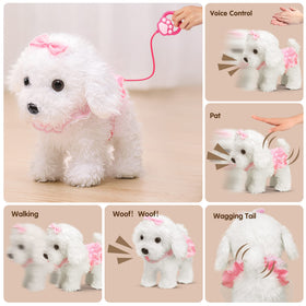 OR OR TU plush puppy dress-up scene promoting imaginative grooming