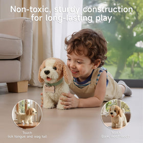 OR OR TU Soft fur keeps cuddling safe and allergy-friendly.