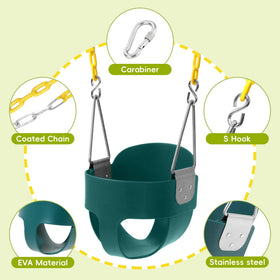 orangutangroove plastic-coated chains prevent pinched fingers during use
