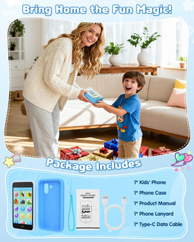 Orantronx Kids Smart Phone parental-control helps parents manage playtime.
